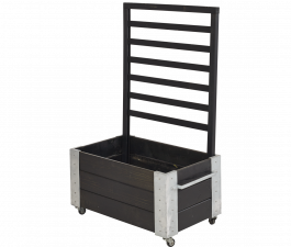 Blomlåda med spaljé Cubic PLUS