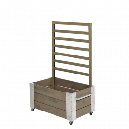 Blomlåda med spaljé Cubic PLUS