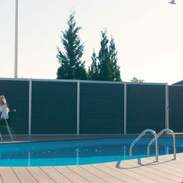 Staket K1 Aluminium 170 cm 2 moduler Kirkedal