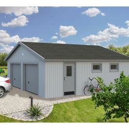 Dubbelgarage Andre 49,1 m2 (inv. 44,7 m2) med Takskjutport