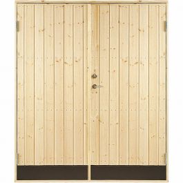 Dubbeldörr 10° Rak 15,3x19 Jabo