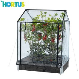 Minidrivhus 115x76x110/130 cm HORTUS