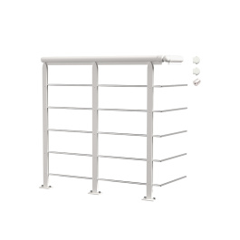 Räcke Montréal Design Avsats Startpaket 1 m Dolle (68735373) Byggmax.se