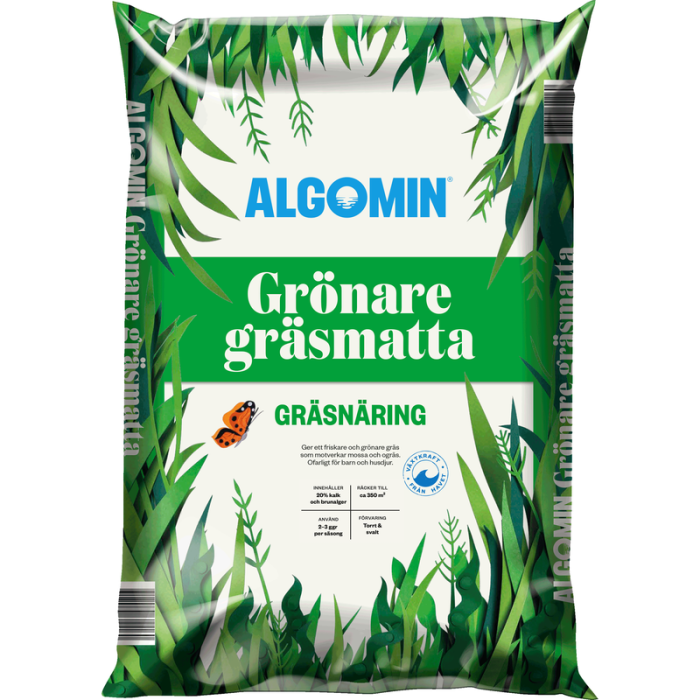 Gräsnäring Grönare Gräsmatta 6,5 kg Algomin