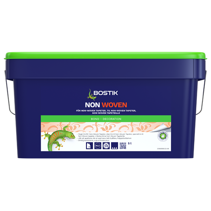 Tapet- och vävlim non woven 5l Bostik