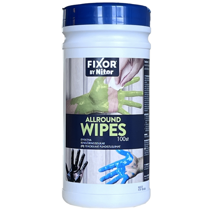 Rengöringsduk Impregnerade 100-pack Fixor