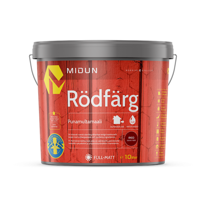 Slamfärg Röd Midun