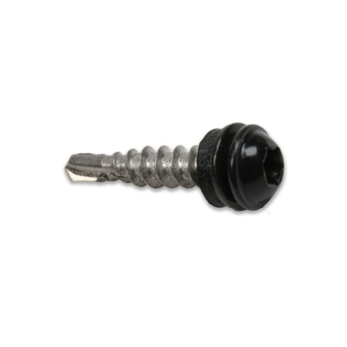 Vindskiveskruv C4 4,2x25 mm Svart