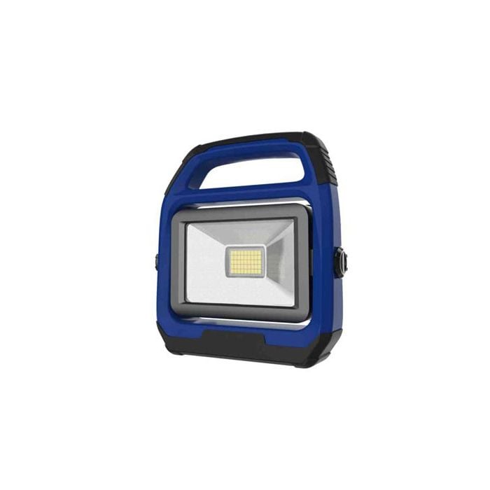 Arbetsplatsbelysning LED 10 W, IP44, uppladdningsbar, frostat glas, Gelia