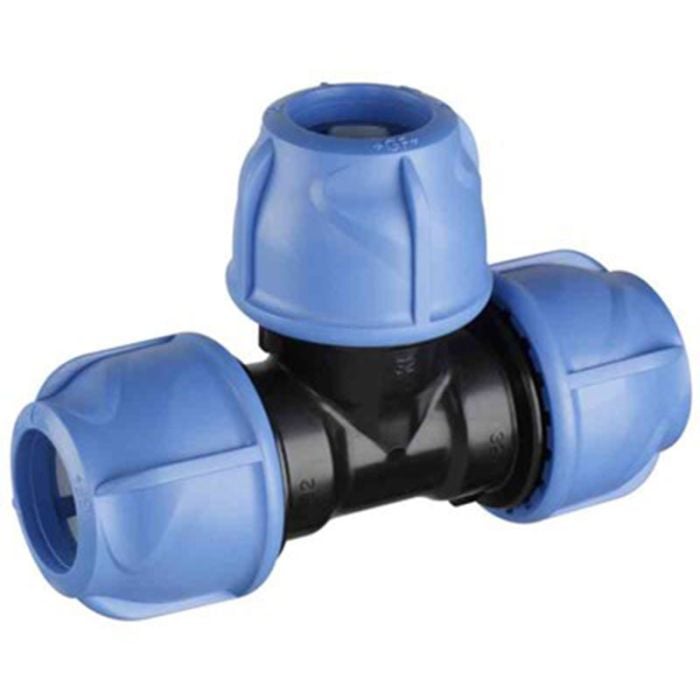 PEM-koppling av PP, T-koppling, plast-plast-plast