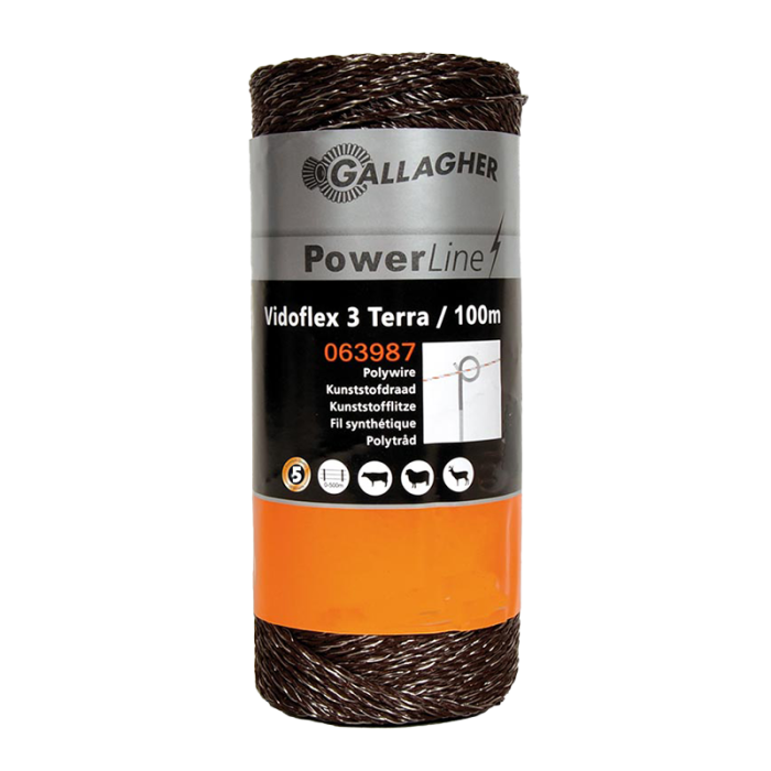 PLASTTRÅD STÄNGSEL VIDOFLEX 3 POWERLINE GALLAGHER