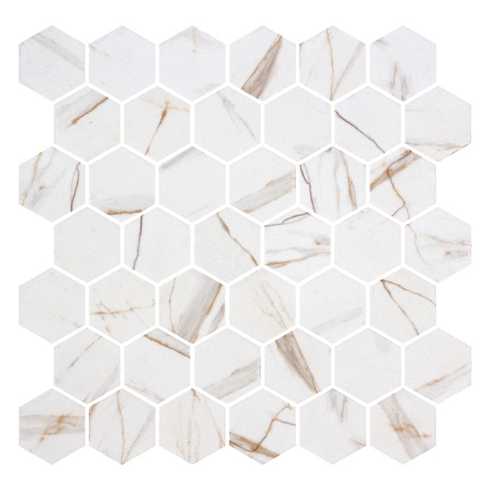 MOSAIK HEXAGON XL CALACATTA GOLD