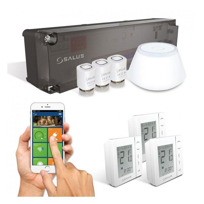 Smart Styrning 3 termostater Flooré