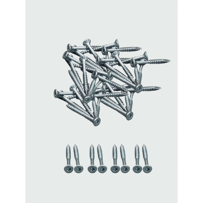 Montageskruv 100-pack Natur Recal