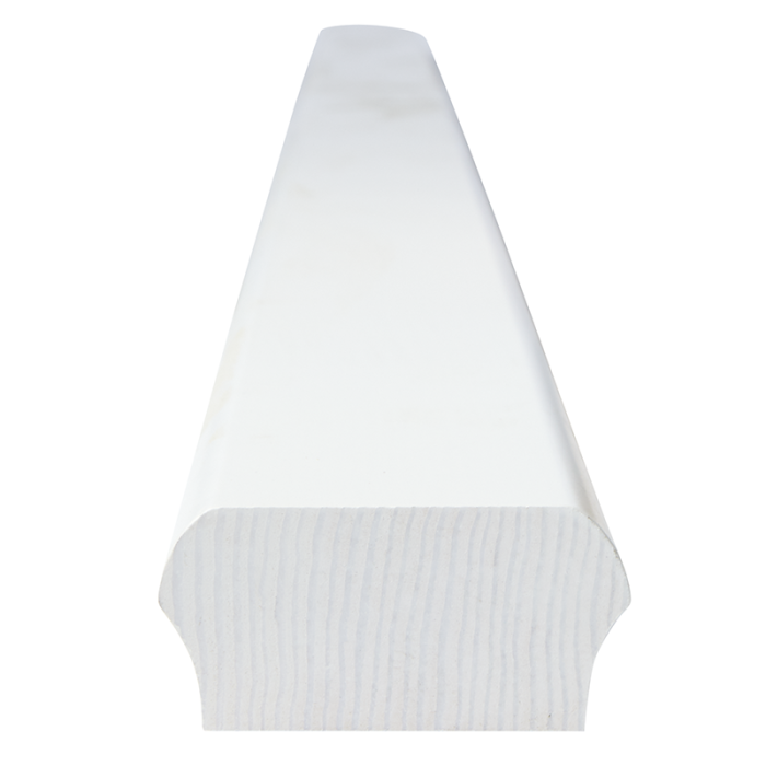 Bottenstock Vitmålad 85X2350mm Nordingrå Trä