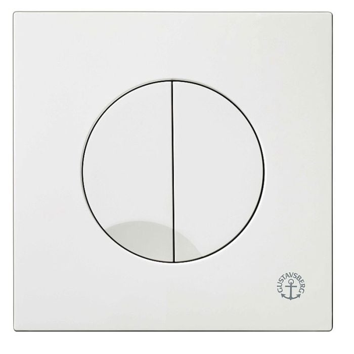 Spolknapp XS dubbel Gustavsberg