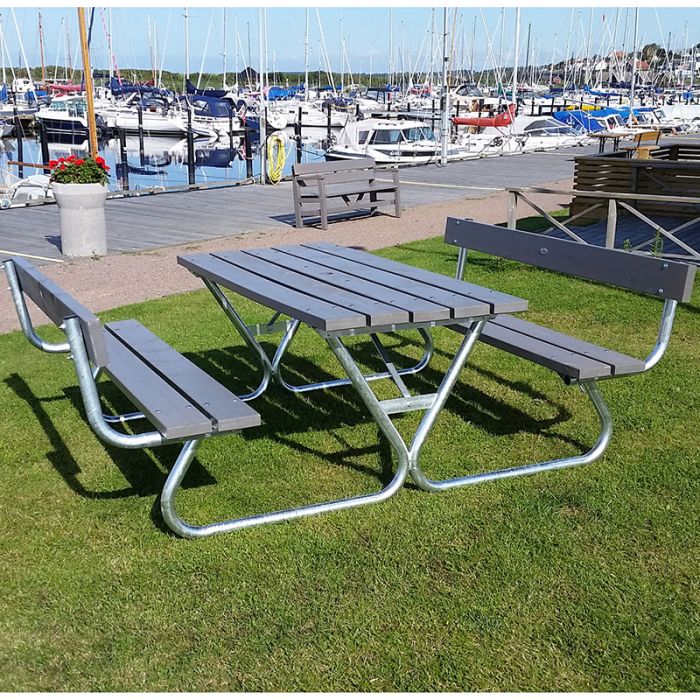 Bänkbord Robust Picknick 180 rygg EdenWood Bänkbord Robust Picknick 180 rygg EdenWood