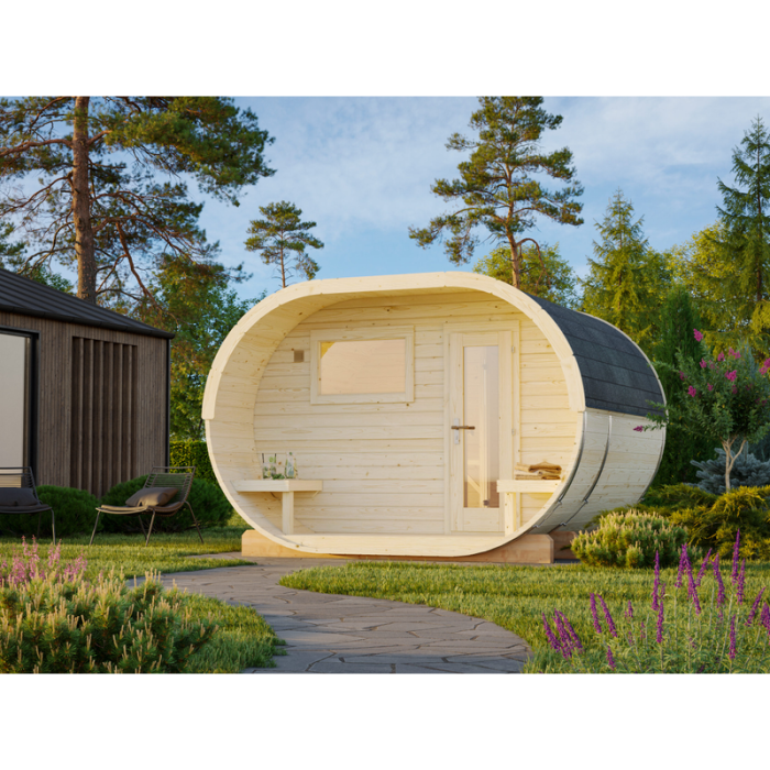 Bastu Anette 3,0 + 1,5 m2 Palmako