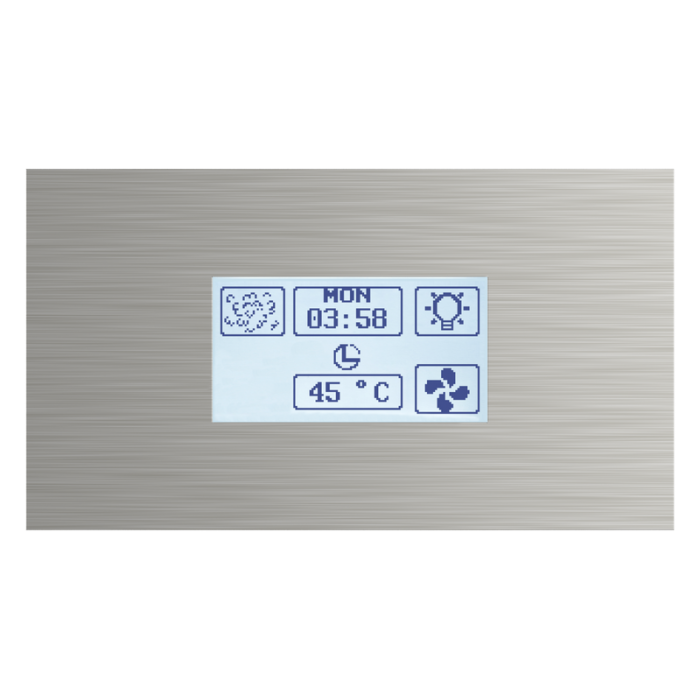 Styrenhet för ånggenerator Steam Stainless Touch för STN-generatorer SAWO