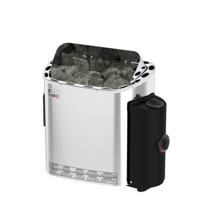 Elektrisk bastuaggregat Rostfri Scandia 3P SAWO