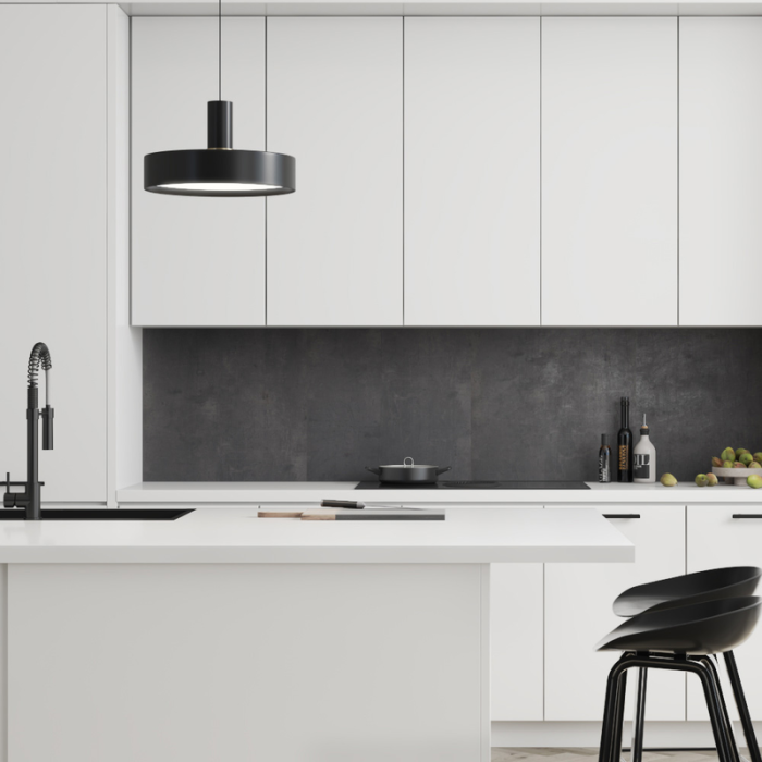 Stänkskyddskiva Lentini Dark Stone Utan fräsning 10x620x580 mm 2-pack ...