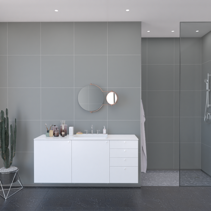 Våtrumsskiva Colour Collection Kvadrat 60x60 cm Fibo