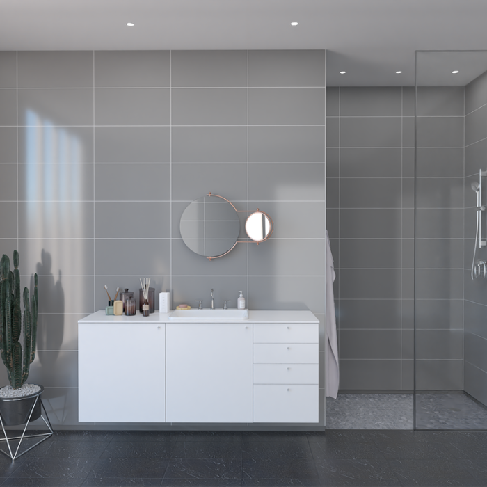 Våtrumsskiva Clean Grey Högglans 10x620x3020 mm 2-pack Fibo (687601462 ...