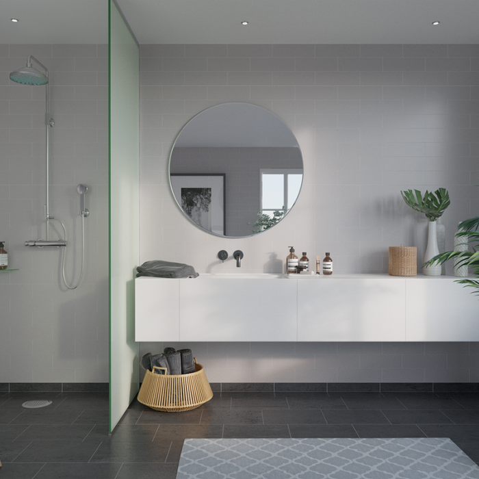 Våtrumsskiva Marcato Brickwall 30x10cm 11x620x2400 mm Fibo