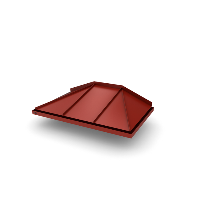 Entrétak Hipped Mörkröd Designtak