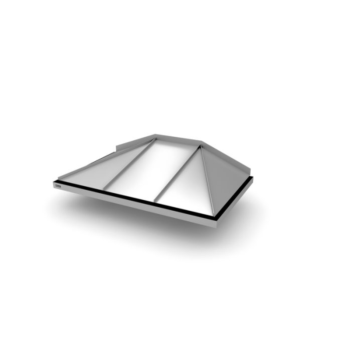 Entrétak Hipped Silvermetallic Designtak