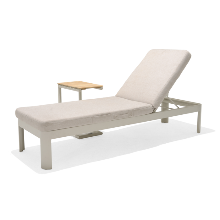 Utomhusset Portals solstol + C-shape sidobord Lifestyle Garden