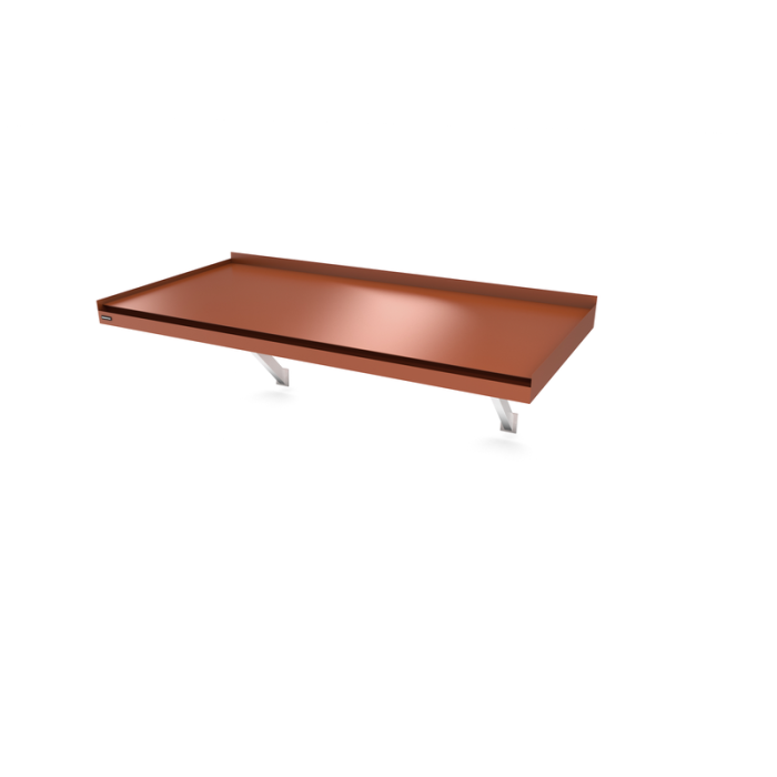 Entrétak Modern Flat Console Brunröd Designtak