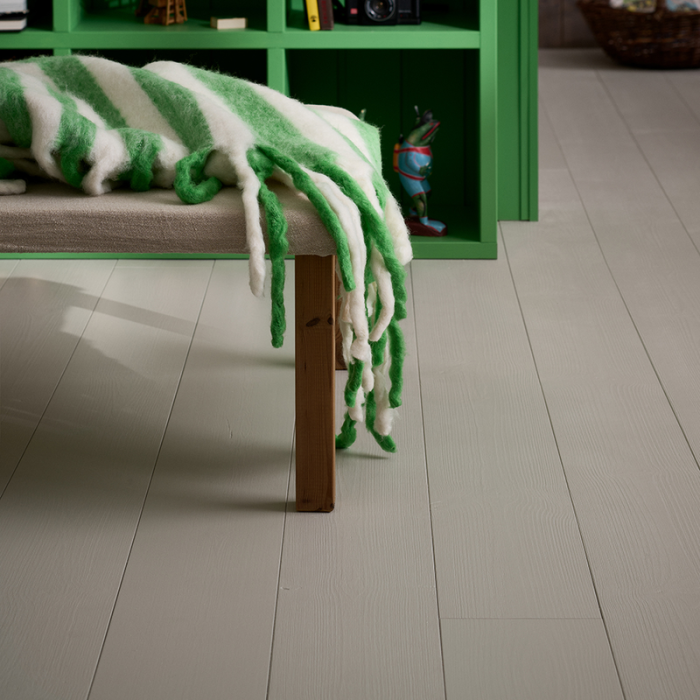 Massivt Furugolv Leva Sekel Grå Moelven