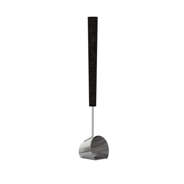 Bastuslev Steamshot rostfri med trähandtag SAWO