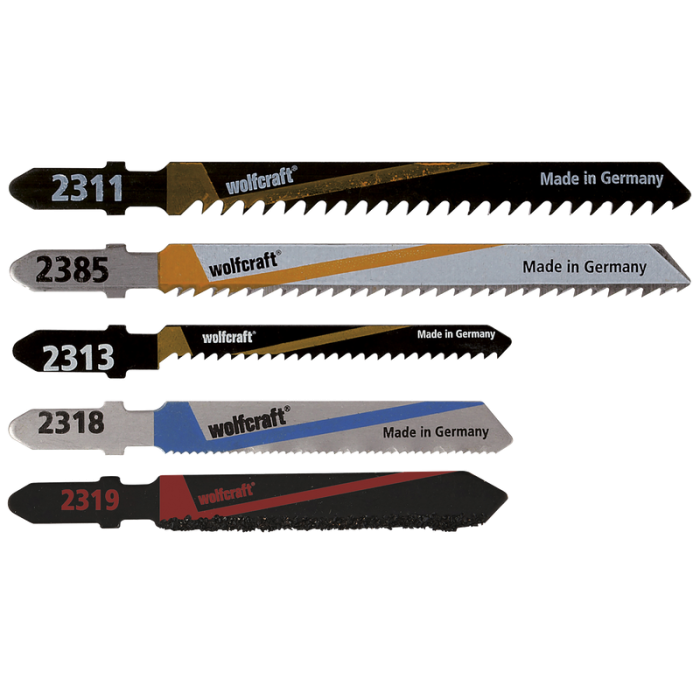 Sticksågsbladsats 5 delar Blandat Wolfcraft