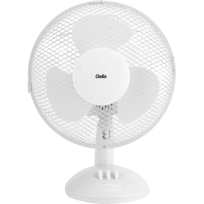 Bordsfläkt Vit 230 mm 2 Hastigheter Oscillerande Gelia