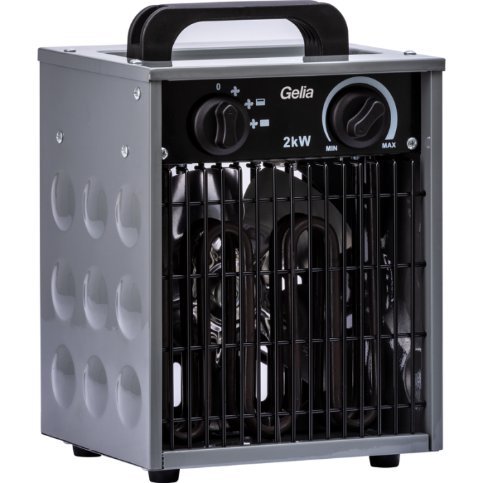 Värmefläkt Bygg 2kW 230V IP24 med bärhandtag Gelia