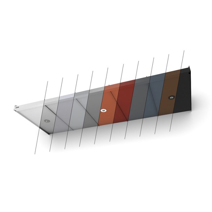 Entrétaks Tillbehör Undertakspaket Grå Designtak