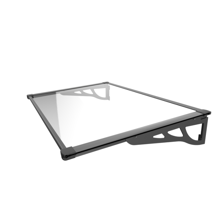Entrétak Aluminium Polykarbonat Rak Skotte Garden