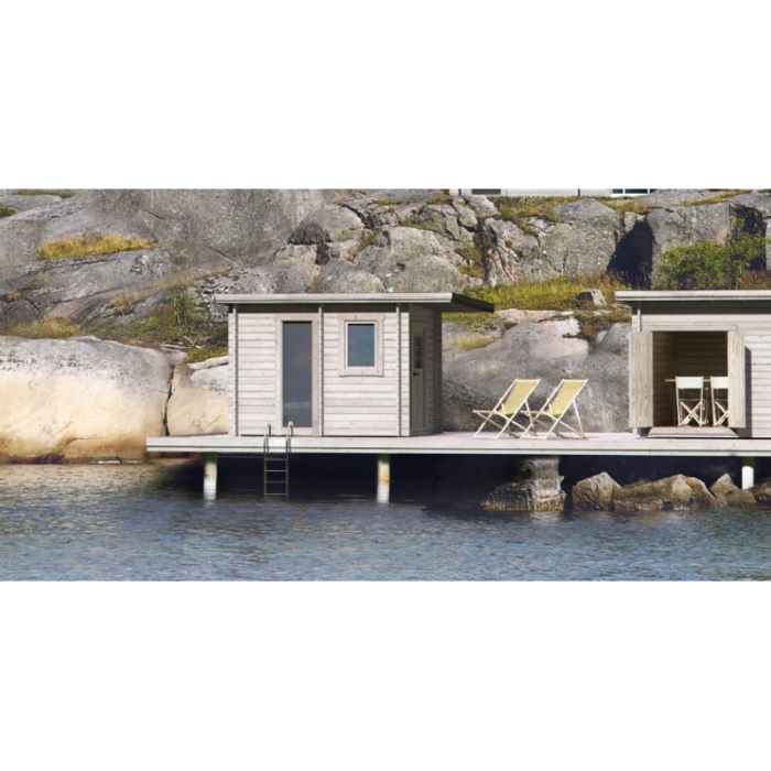 Bastu Skansnäs Funkis 7 m² Baseco Bastu Skansnäs Funkis 7 m² Baseco