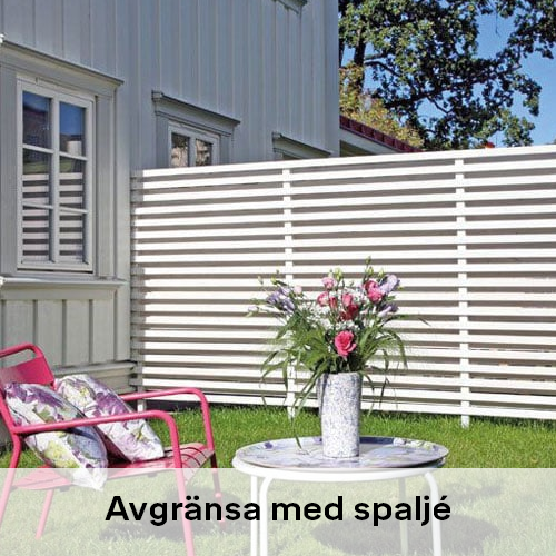 Avgränsa med spaljé | Byggmax Avgränsa med spaljé | Byggmax