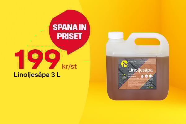 Midun linoljes&aring;pa f&ouml;r 199kr - 3 liter