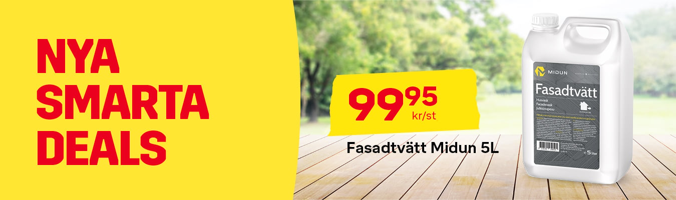 Fasadtvätt Midun 5l - 99,95 kr st.