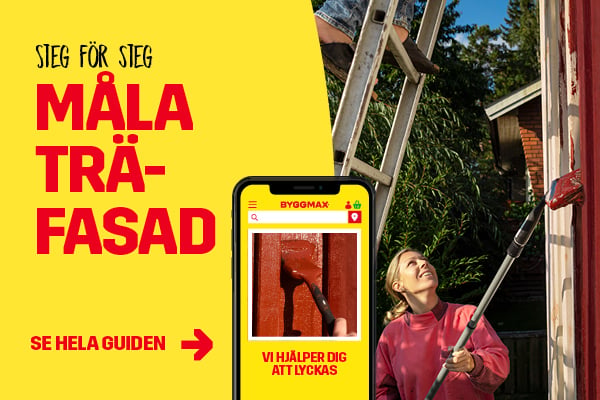 Steg-f&ouml;r-stegguide hur du m&aring;lar tr&auml;fasad.