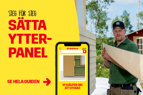 Steg-för-stegguide hur du sätter ytterpanel