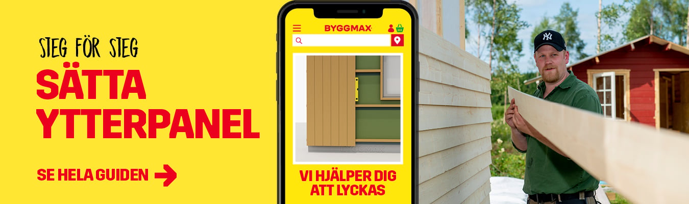 Steg-för-stegguide hur du sätter ytterpanel