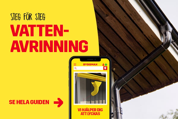 Steg f&ouml;r steg-guide f&ouml;r vattenavrinning.