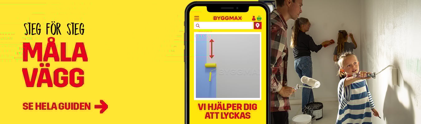 Steg för steg-guide om hur du målar vägg