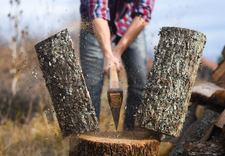 Verktyg för att kapa och klyva ved | Byggmax