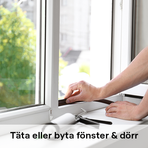 Täta eller byta fönster och dörrar | Byggmax